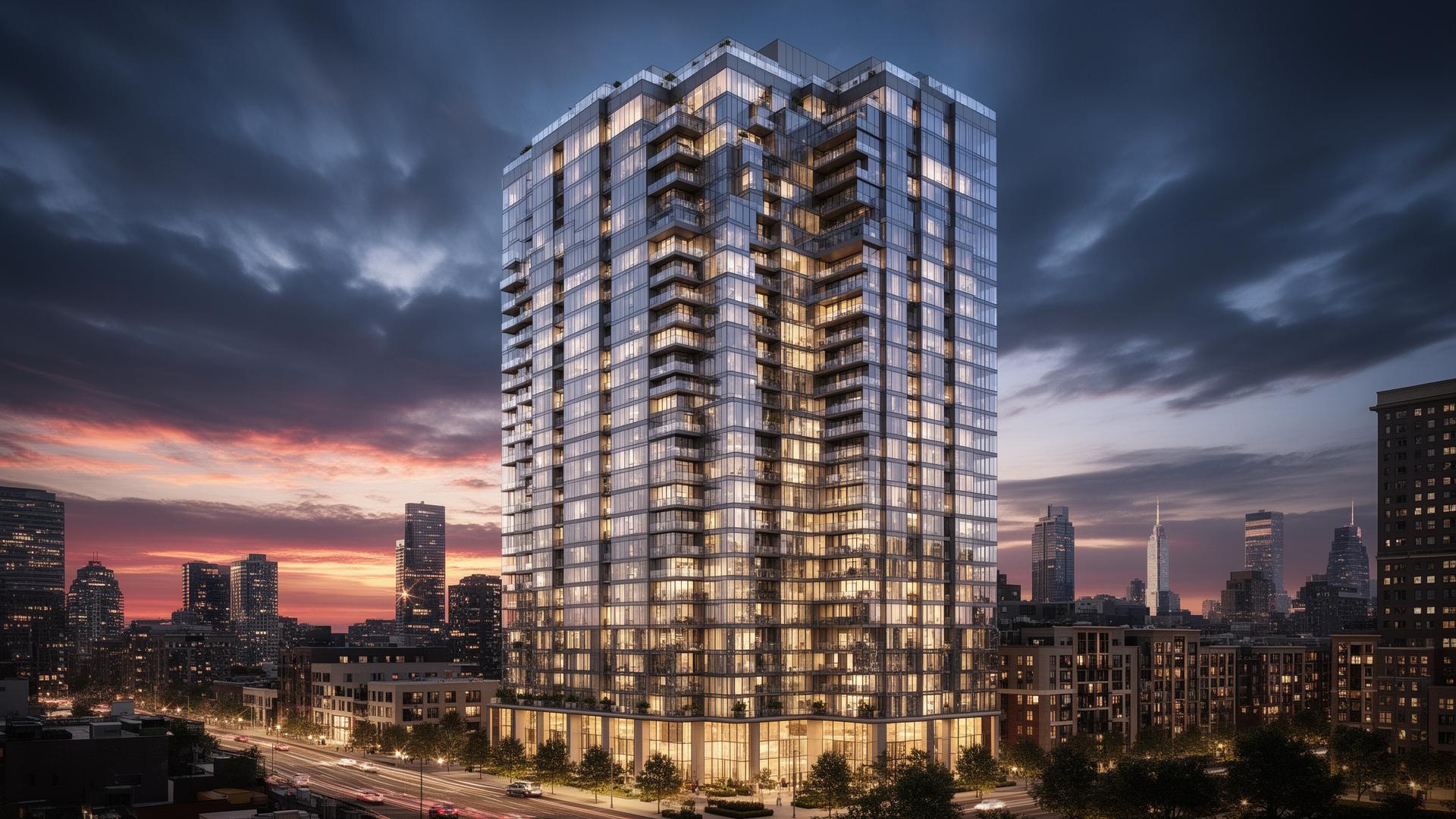 Immeuble de luxe moderne